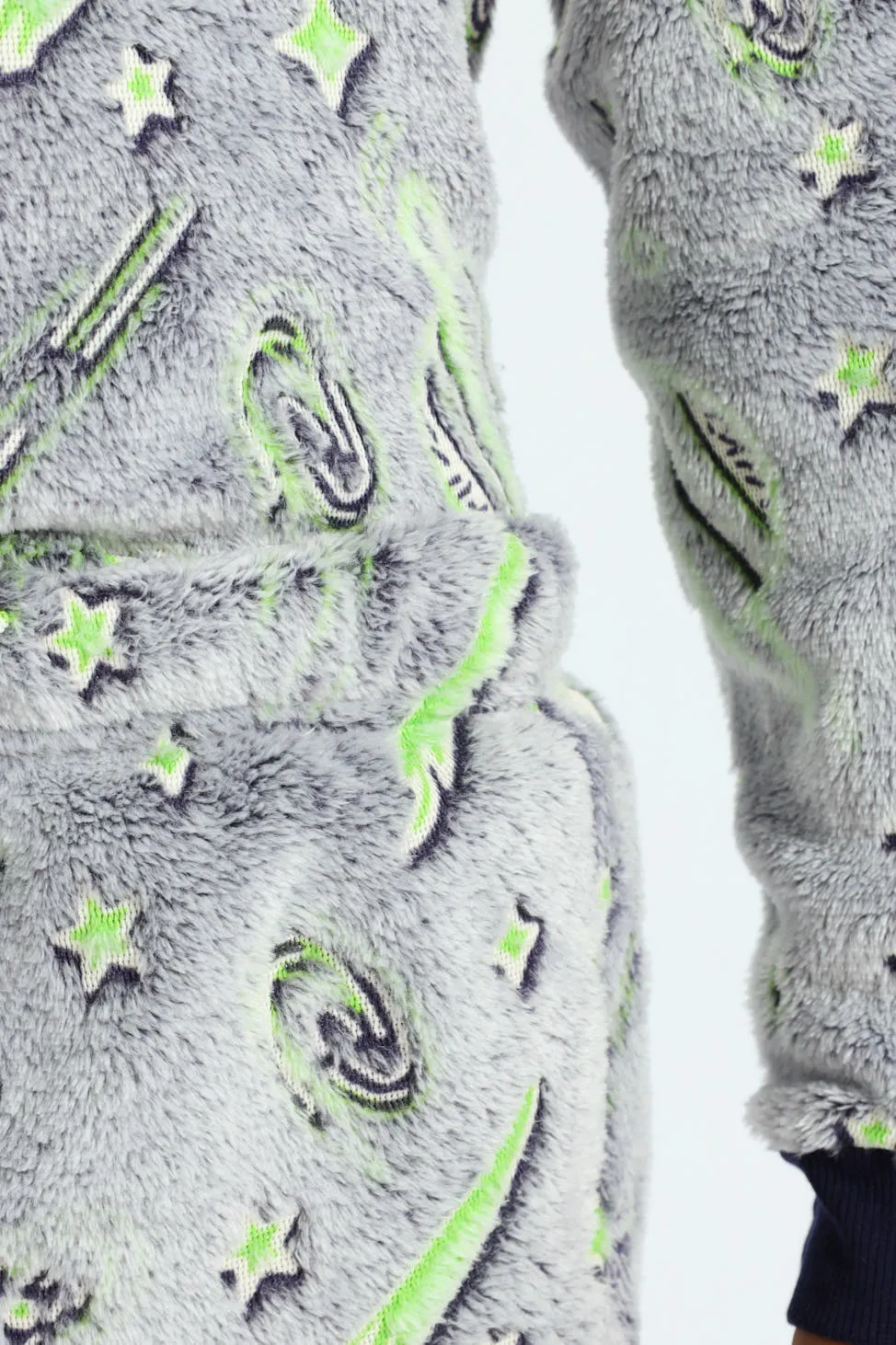 Boys Glow In The Dark Space Long Sleeve Sleep Set - Navy/Grey sold by Edgars product image thumbnail 2