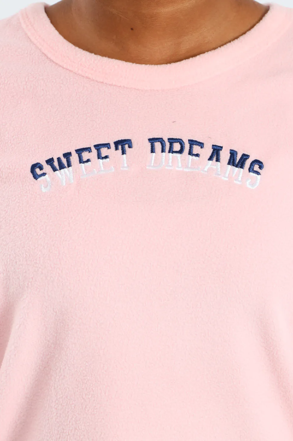 Girls Check Bottoms Sleep Set - Pink sold by Edgars product image thumbnail 4