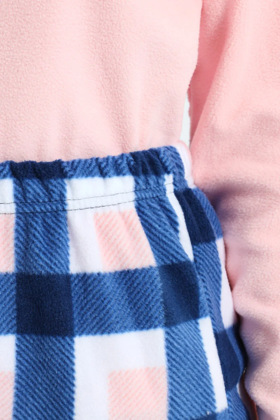 Girls Check Bottoms Sleep Set - Pink sold by Edgars product image thumbnail 5