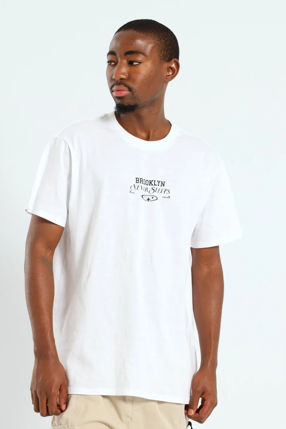 City Printed Front & Back Tee - White sold by Edgars