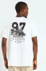 City Printed Front & Back Tee - White sold by Edgars