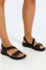 Flora Flower Comfort Sandal - Black sold by Edgars