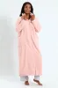 Ankle Length Zip-Through Gown - Pink sold by Edgars