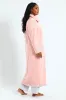 Ankle Length Zip-Through Gown - Pink sold by Edgars