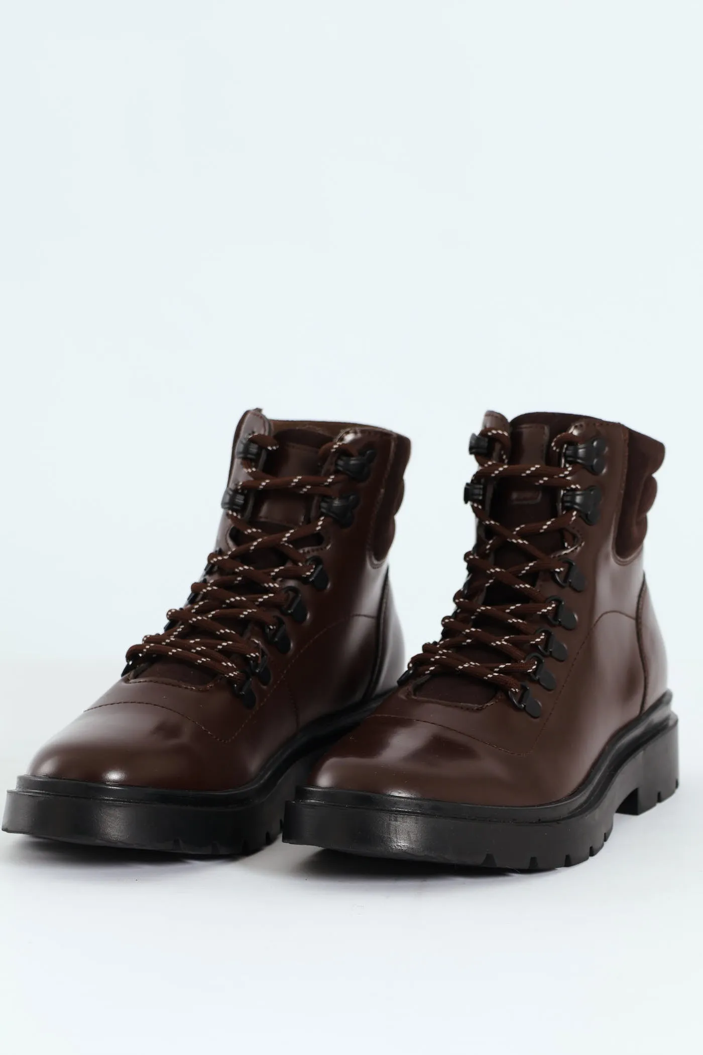 Lace Up Combat Boot - Chocolate sold by Edgars product image thumbnail 3