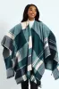 Check Shawl - Blue sold by Edgars