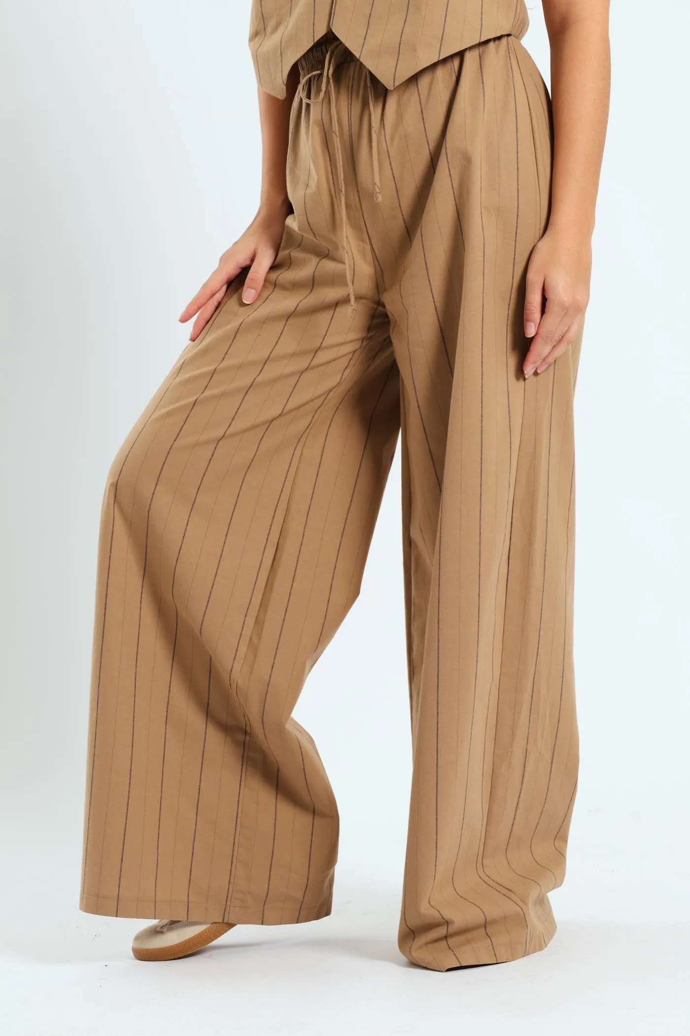 Stripe Relaxed Pants - Tan sold by Edgars product image thumbnail 4