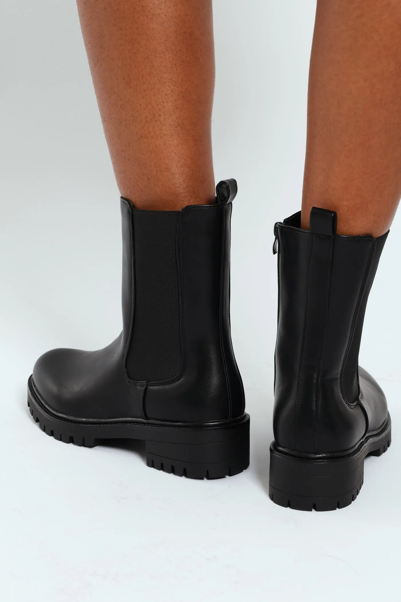 Chunky Cleated Boot - Black sold by Edgars product image thumbnail 2