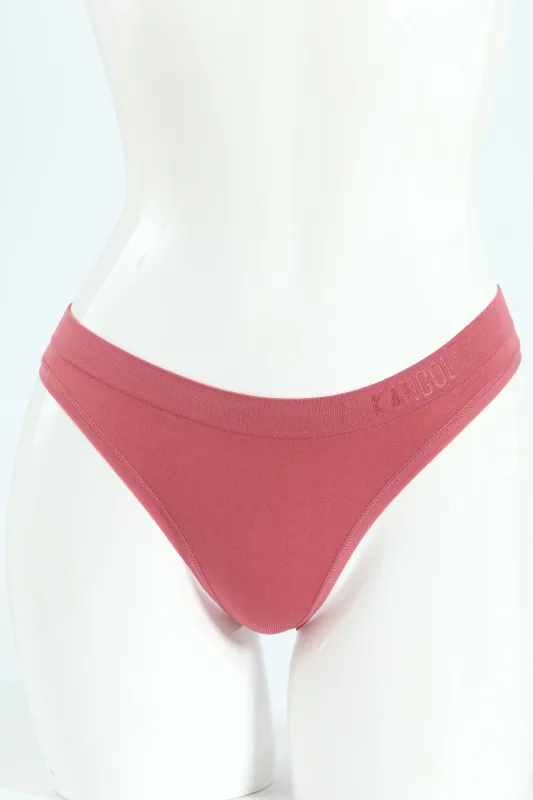 3 Pack Seamless Thong Panties - Mauve/Indigo/Excalibur sold by Edgars