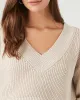 Regular V-Neck Pullover Sweater - Oatmeal sold by Edgars