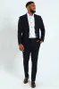 Slim Fit Viscose Blend Suit Trouser - Navy sold by Edgars