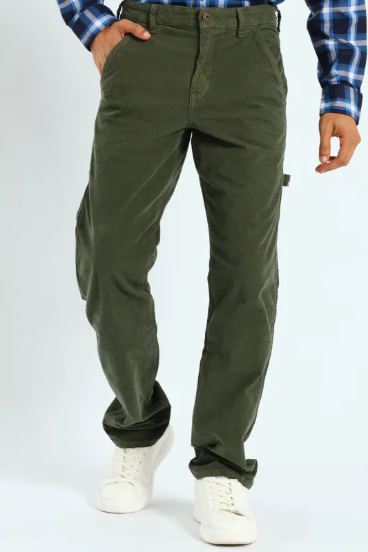 Corduroy Pants - Olive sold by Edgars 