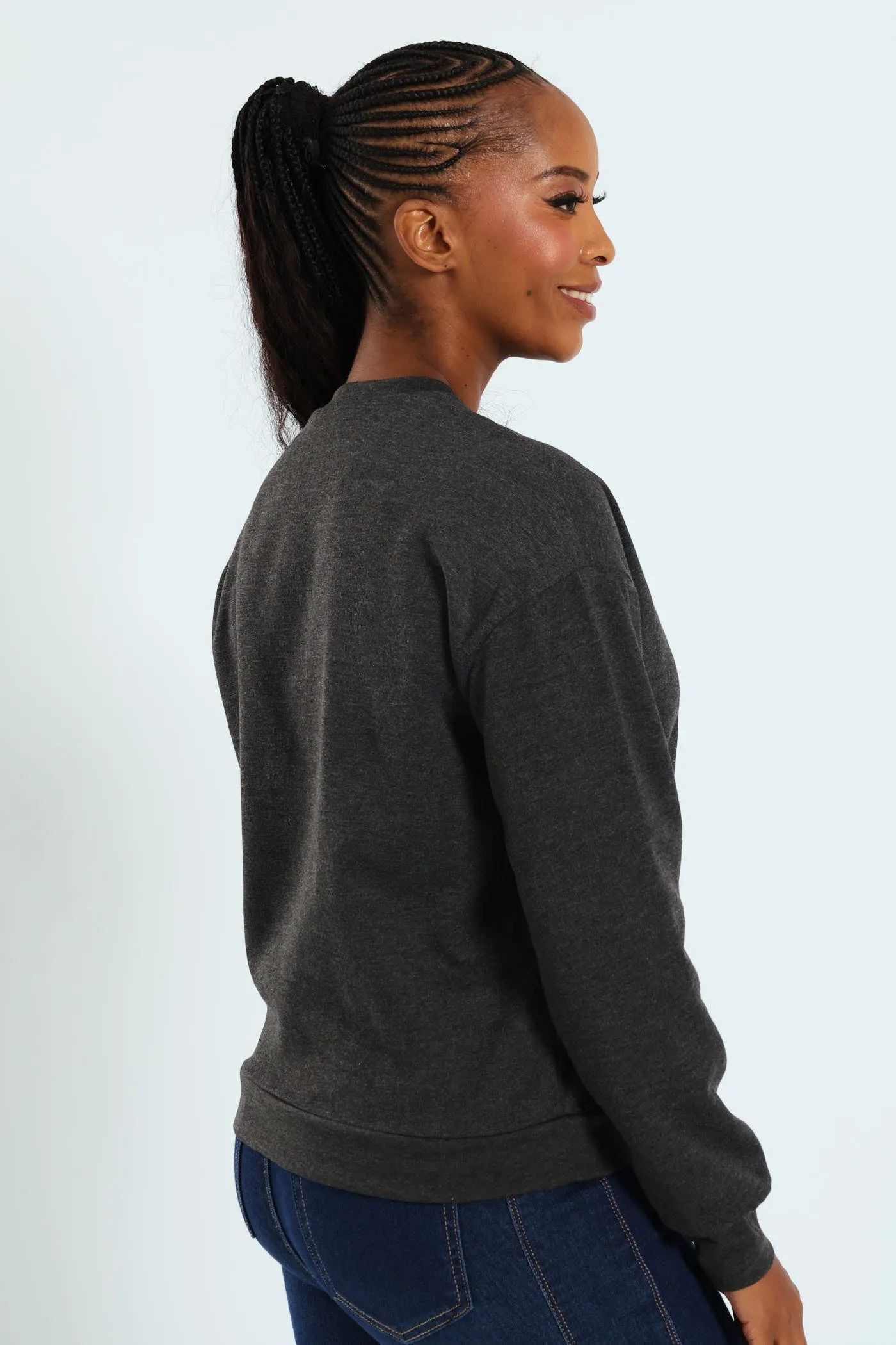 Printed Screen Pullover - Charcoal Melange sold by Edgars product image thumbnail 3