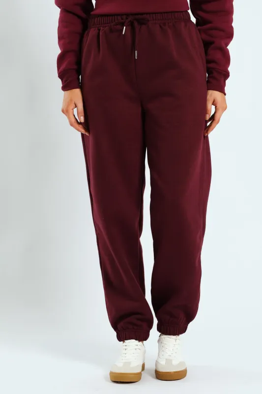 Classic Fleece Jogger - Plum Noir sold by Edgars