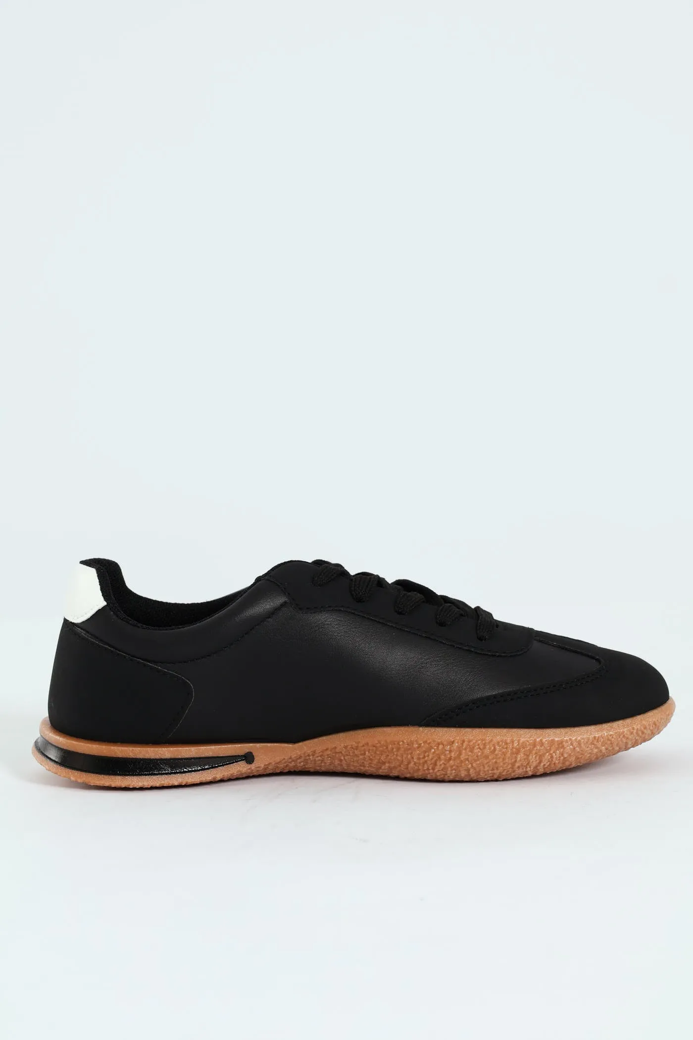Wembi 1 Retro Lace Up Sneaker - Black/White sold by Edgars product image thumbnail 4
