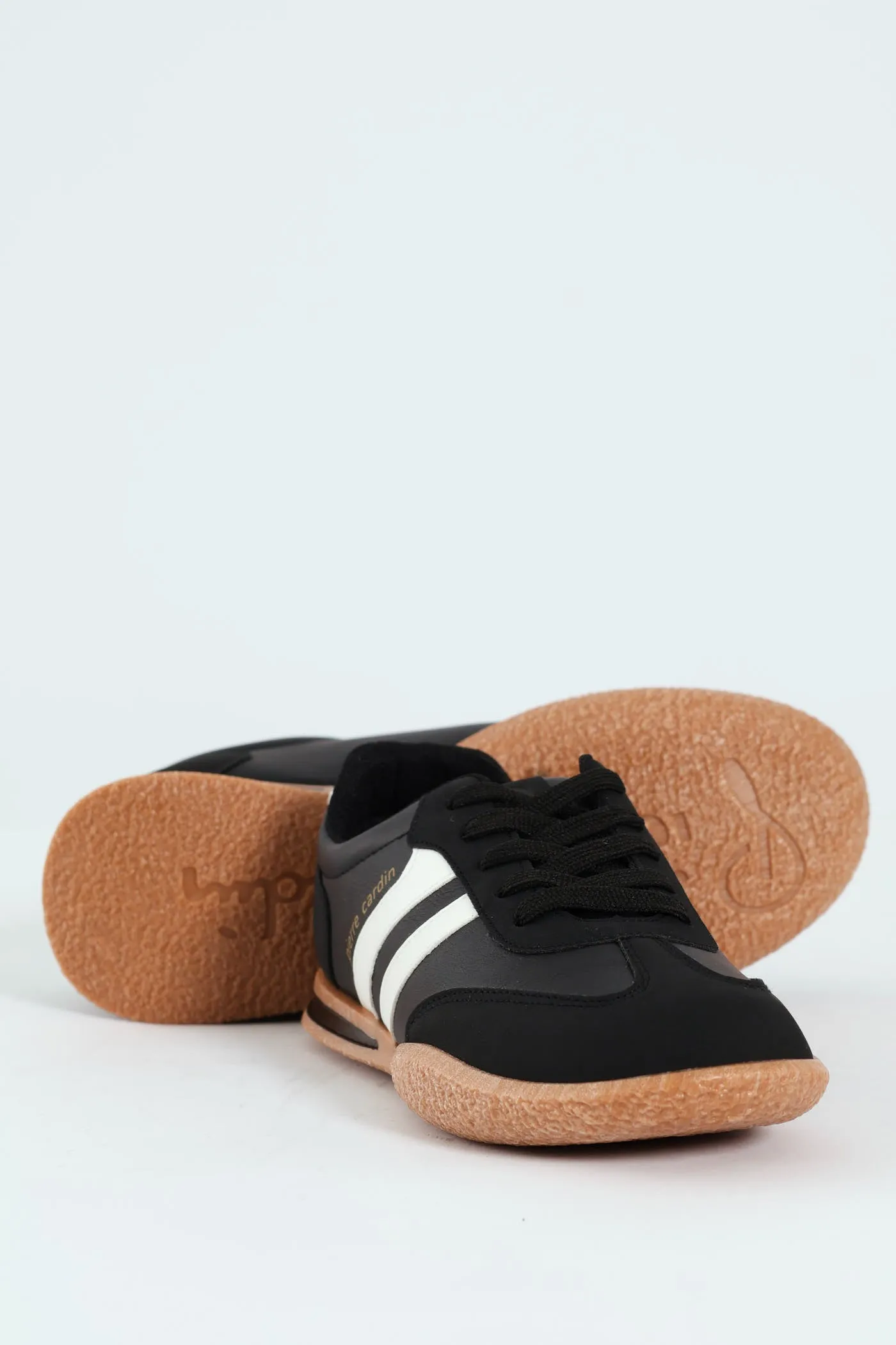 Wembi 1 Retro Lace Up Sneaker - Black/White sold by Edgars