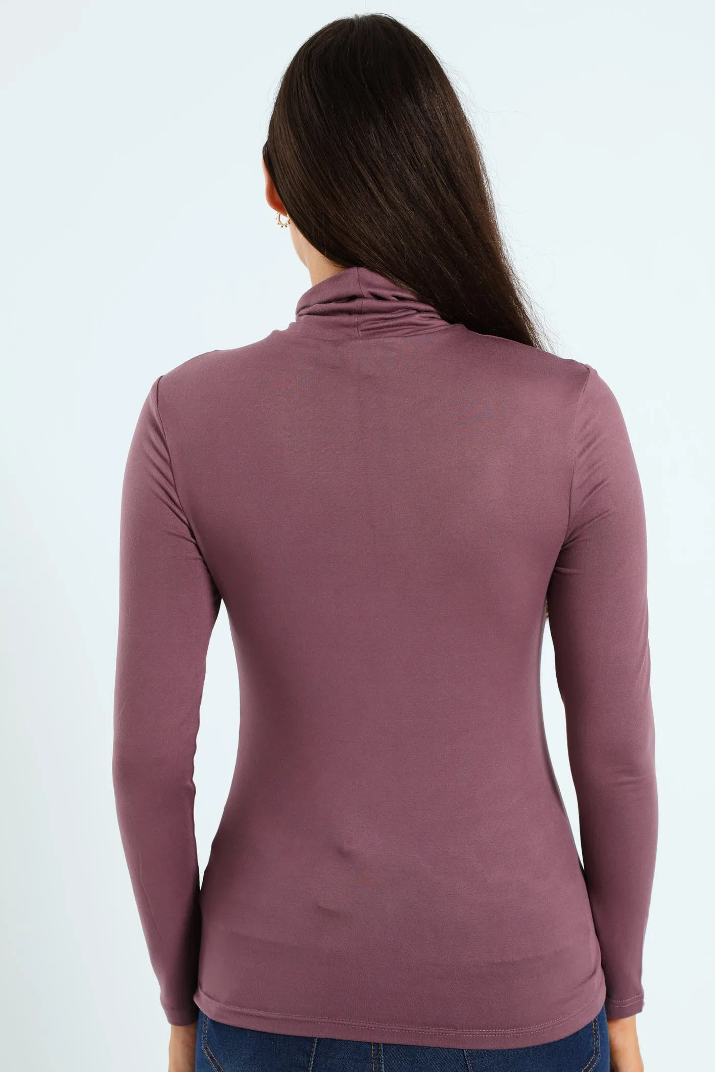 Basic Poloneck - Plum sold by Edgars product image thumbnail 3