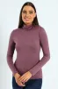 Basic Poloneck - Plum sold by Edgars 