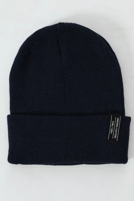 Original Culture Beanie - Navy sold by Edgars 