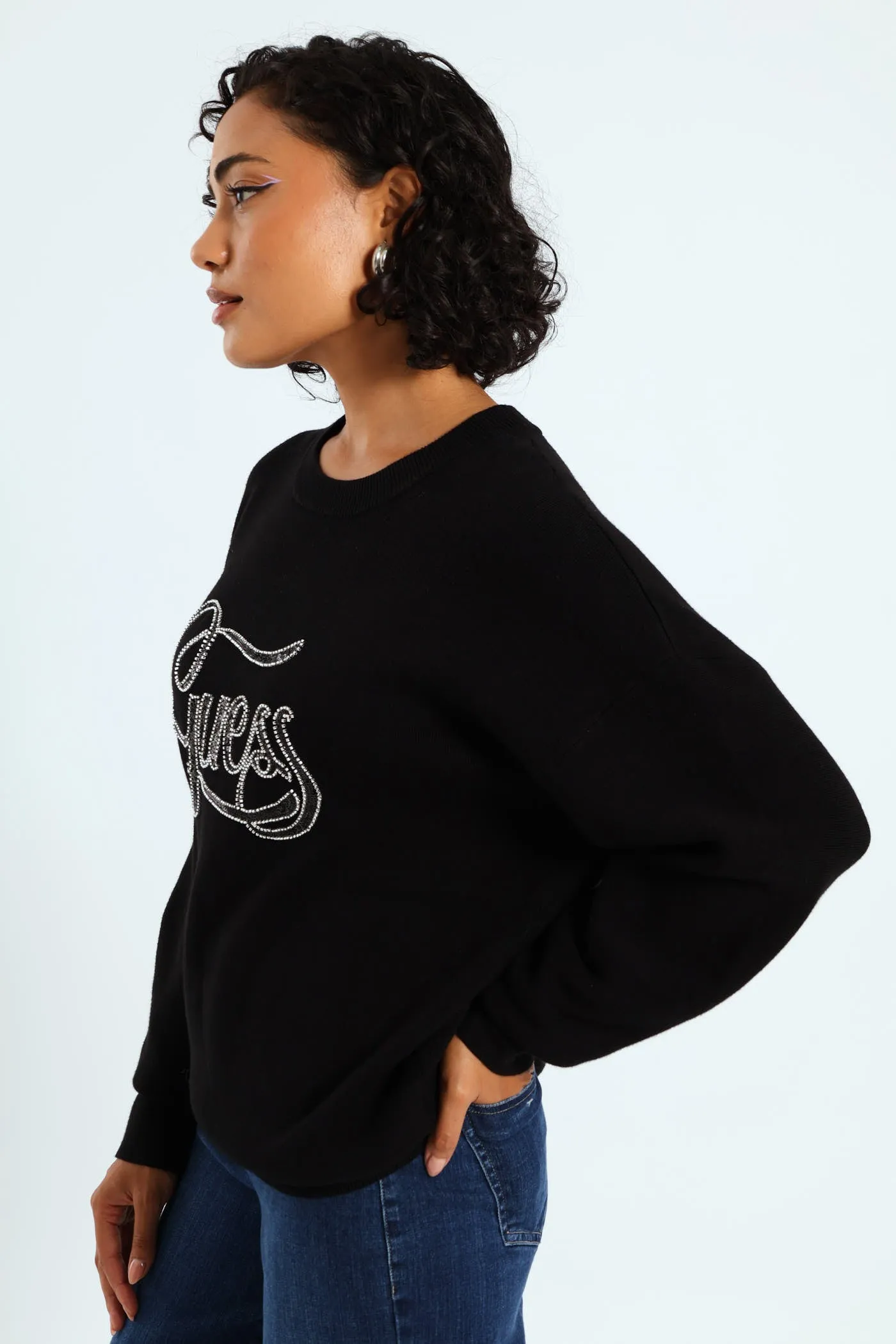 Laura Logo Sweater - Black sold by Edgars product image thumbnail 4