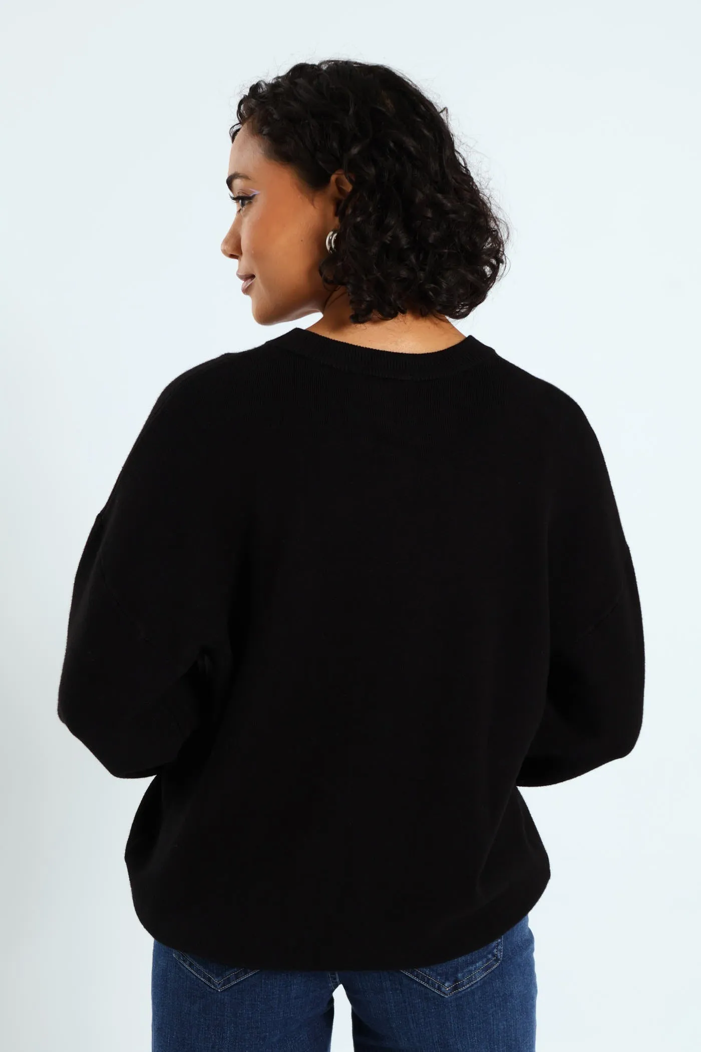Laura Logo Sweater - Black sold by Edgars product image thumbnail 3