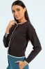 Pearl Detail Cardigan - Charcoal sold by Edgars