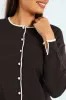 Pearl Detail Cardigan - Charcoal sold by Edgars