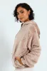 Crop Zip-Through Hearts Snuggie - Light Brown sold by Edgars 