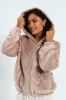 Crop Zip-Through Hearts Snuggie - Light Brown sold by Edgars 