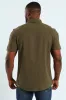 Short Sleeve Slub Shirt - Fatigue sold by Edgars 