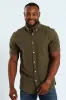 Short Sleeve Slub Shirt - Fatigue sold by Edgars 