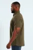 Short Sleeve Slub Shirt - Fatigue sold by Edgars 