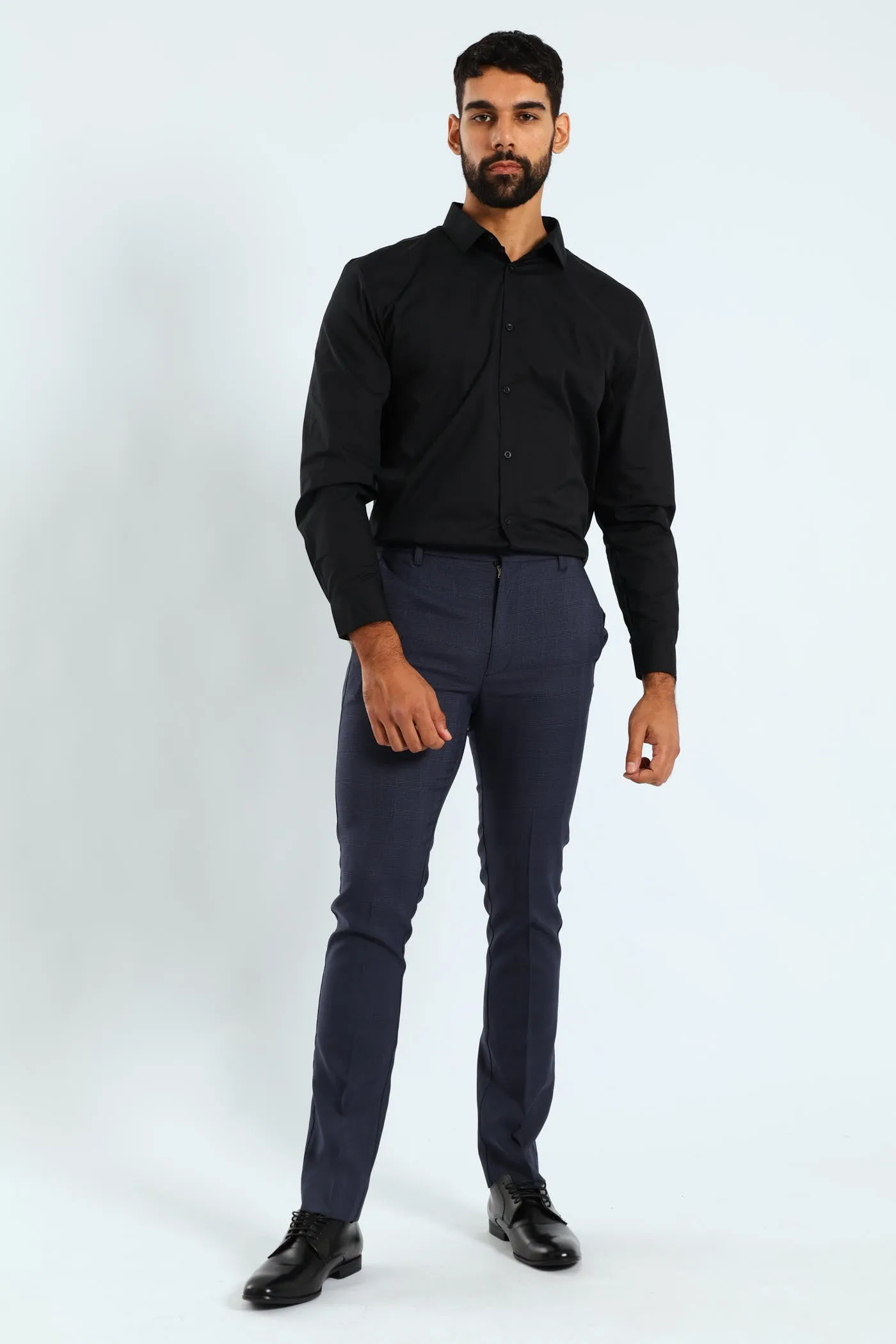 Check Trousers - Navy sold by Edgars product image thumbnail 4