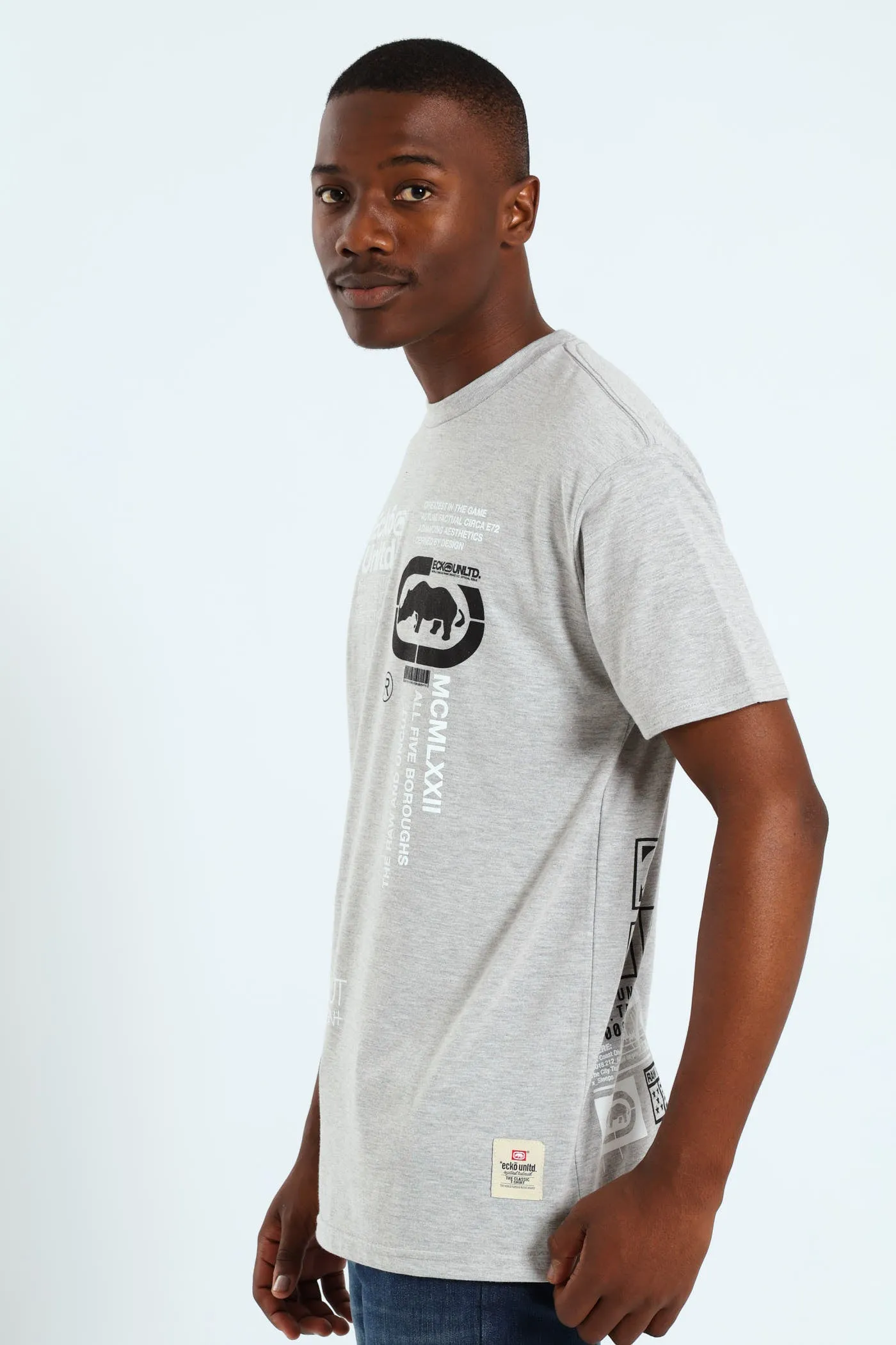 All Direction Print Tee - Grey Melange sold by Edgars product image thumbnail 3