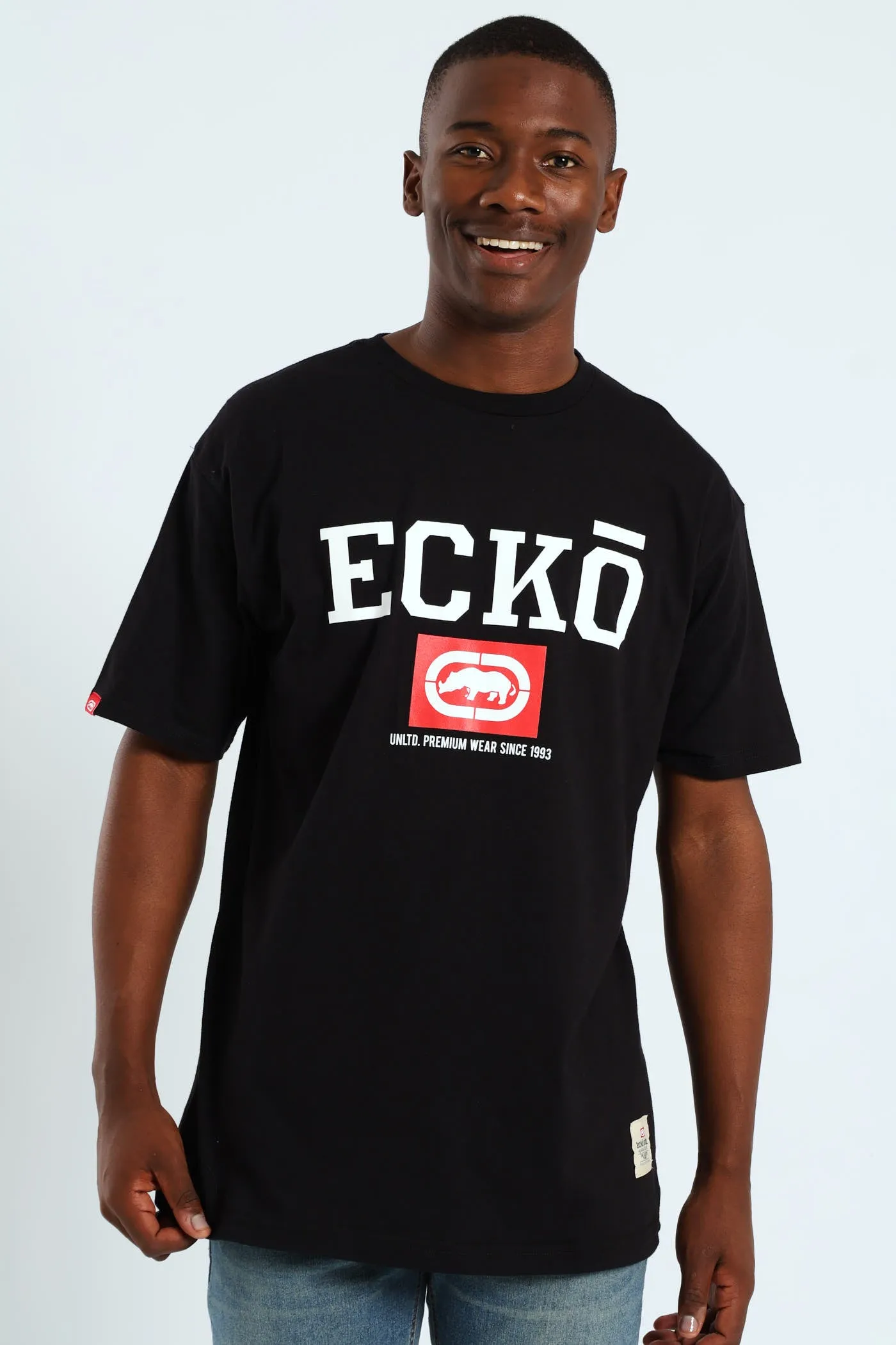 Box Script Tee - Black sold by Edgars