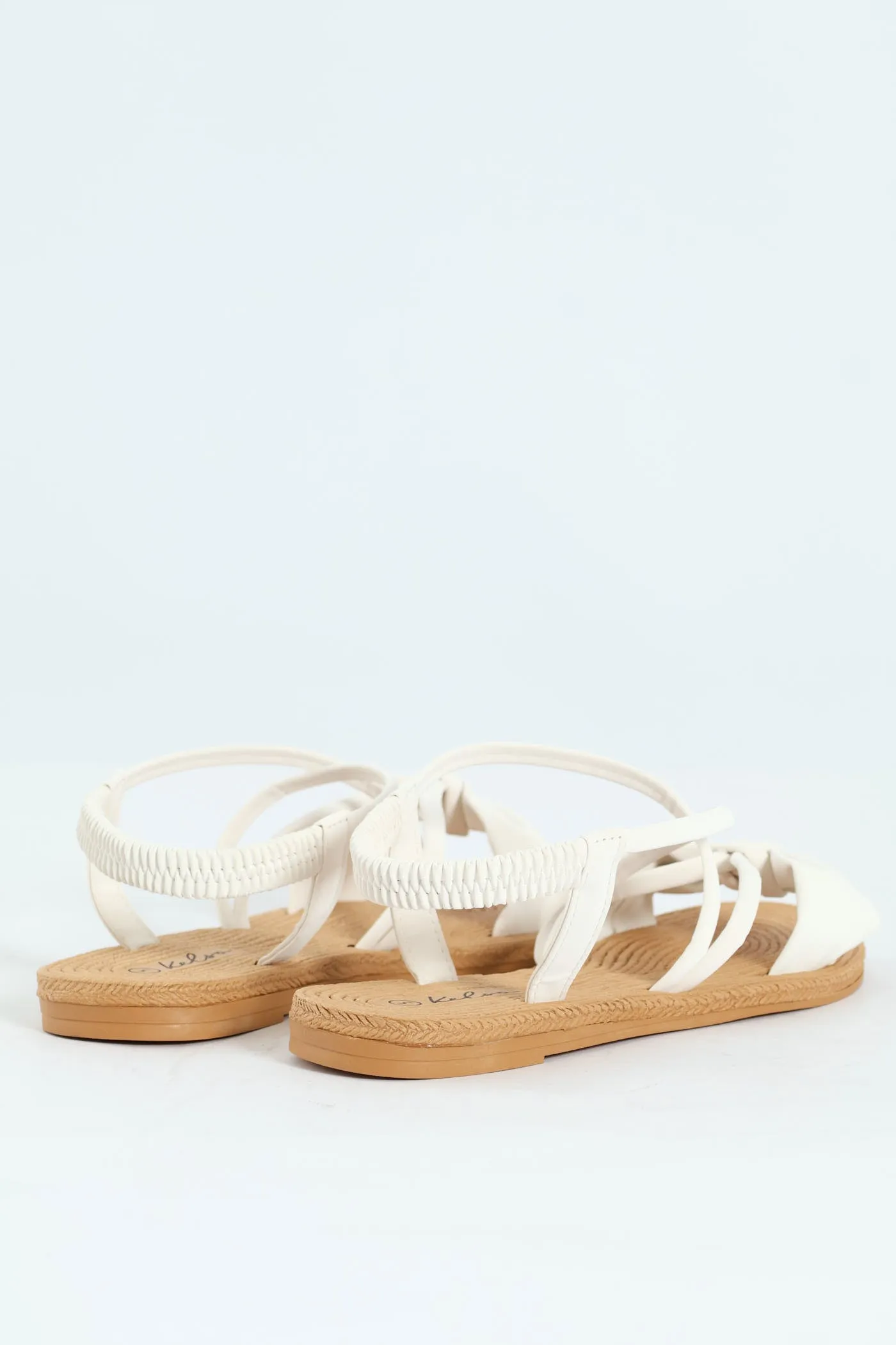 Elasticated Bow Slingback Sandal - Off White sold by Edgars product image thumbnail 3