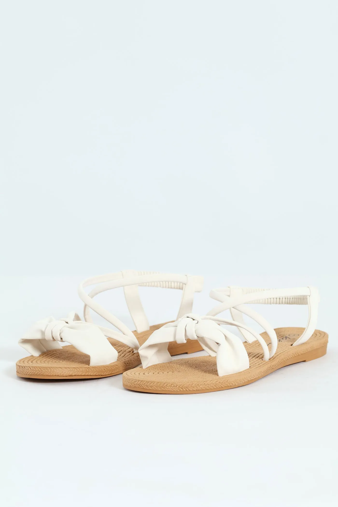 Elasticated Bow Slingback Sandal - Off White sold by Edgars product image thumbnail 4