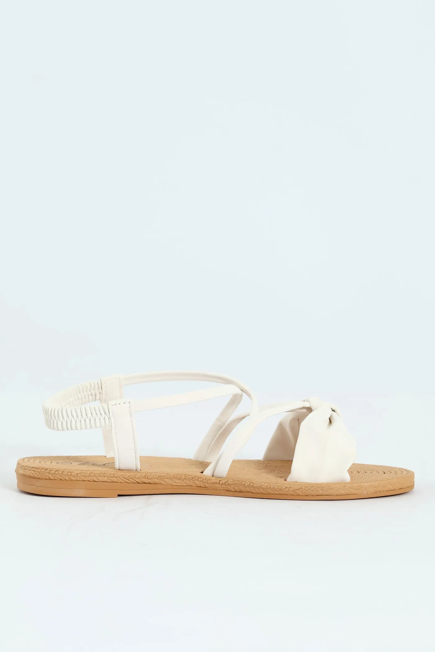 Elasticated Bow Slingback Sandal - Off White sold by Edgars product image thumbnail 5