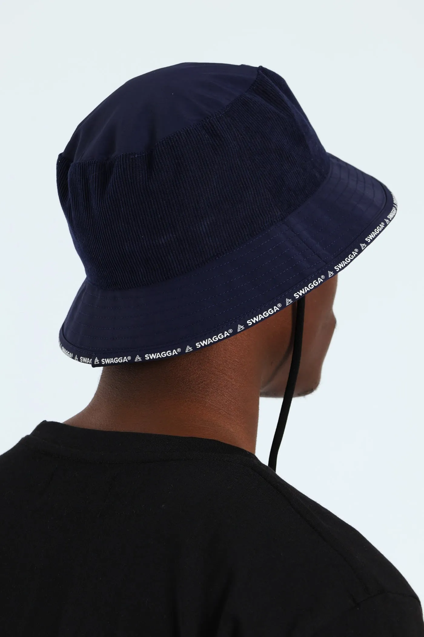 Brim Corduroy Bucket Hat - Navy sold by Edgars product image thumbnail 3
