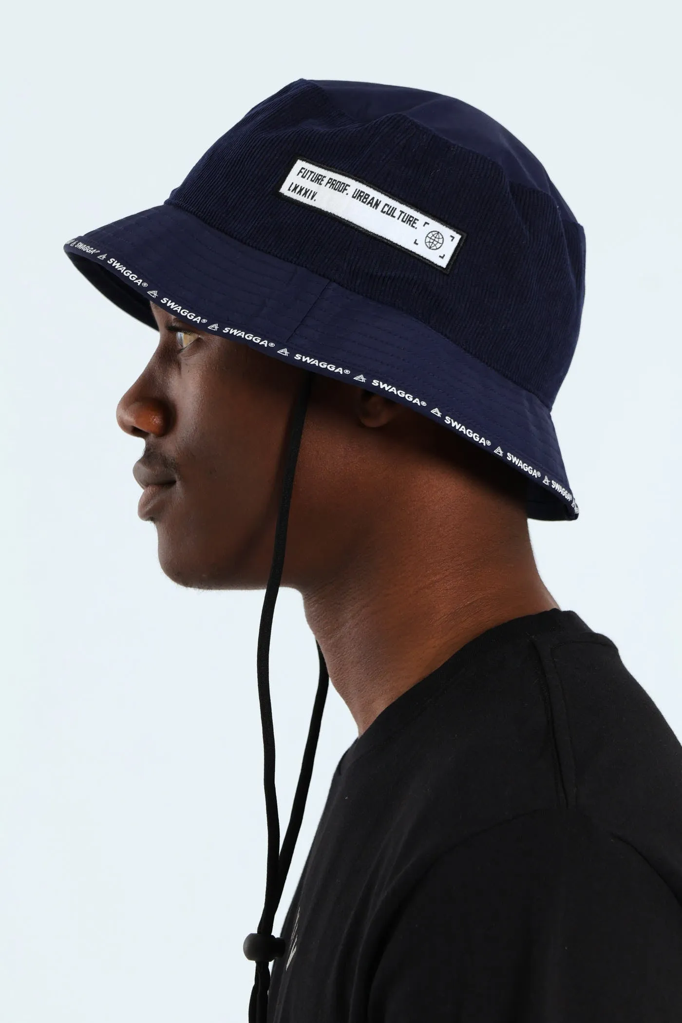 Brim Corduroy Bucket Hat - Navy sold by Edgars product image thumbnail 4