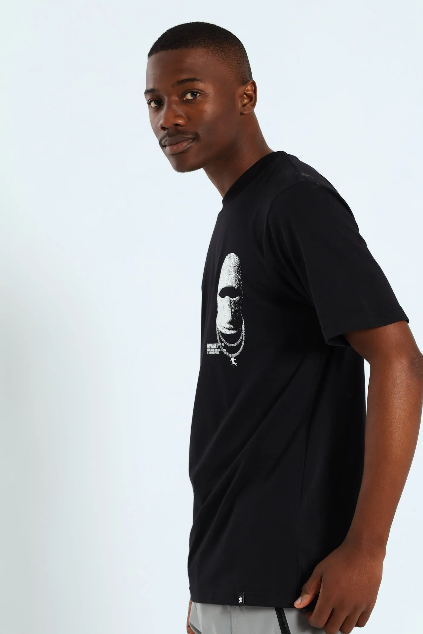 Mask Print Tee - Black sold by Edgars product image thumbnail 2