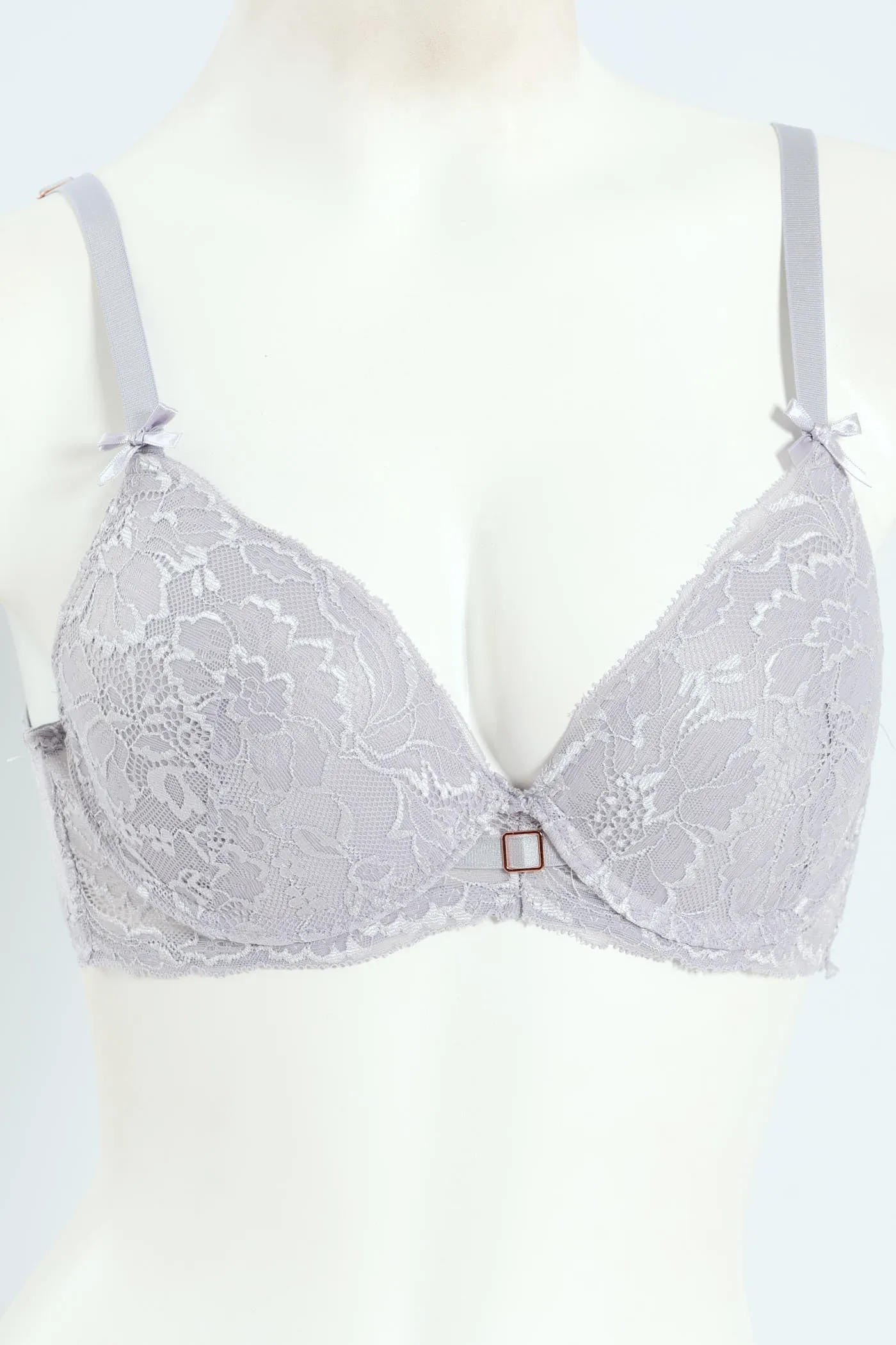 2 Pack Full Lace T-Shirt Bra - Silver/Mauve sold by Edgars product image thumbnail 2