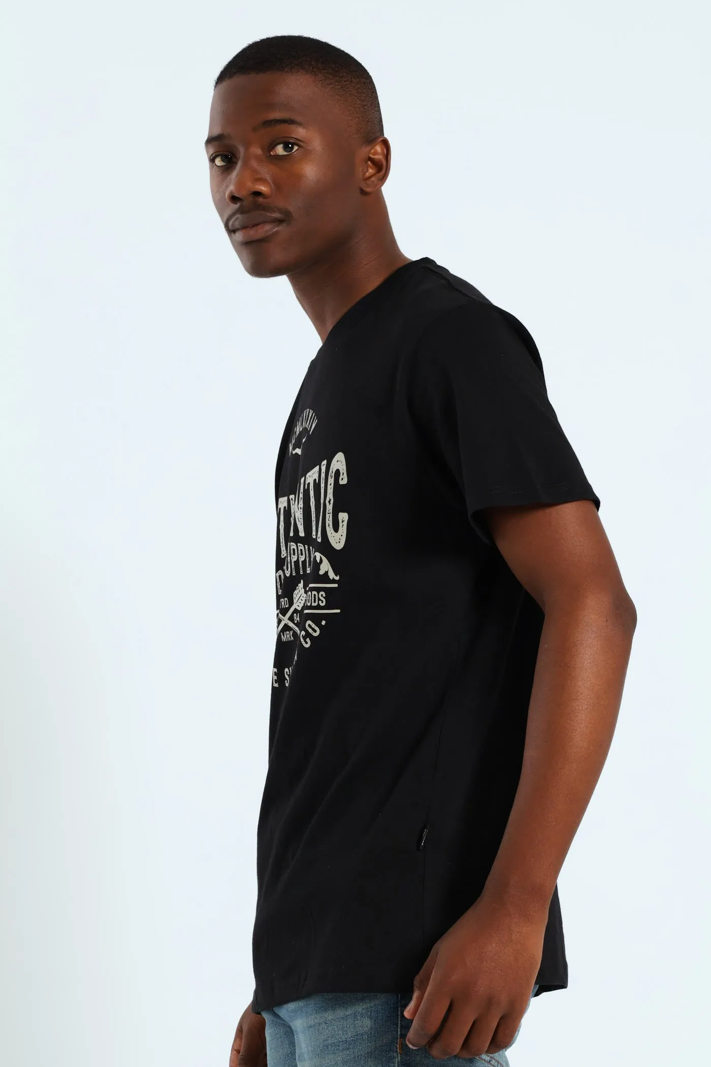 Basic Print Tee - Black sold by Edgars product image thumbnail 3