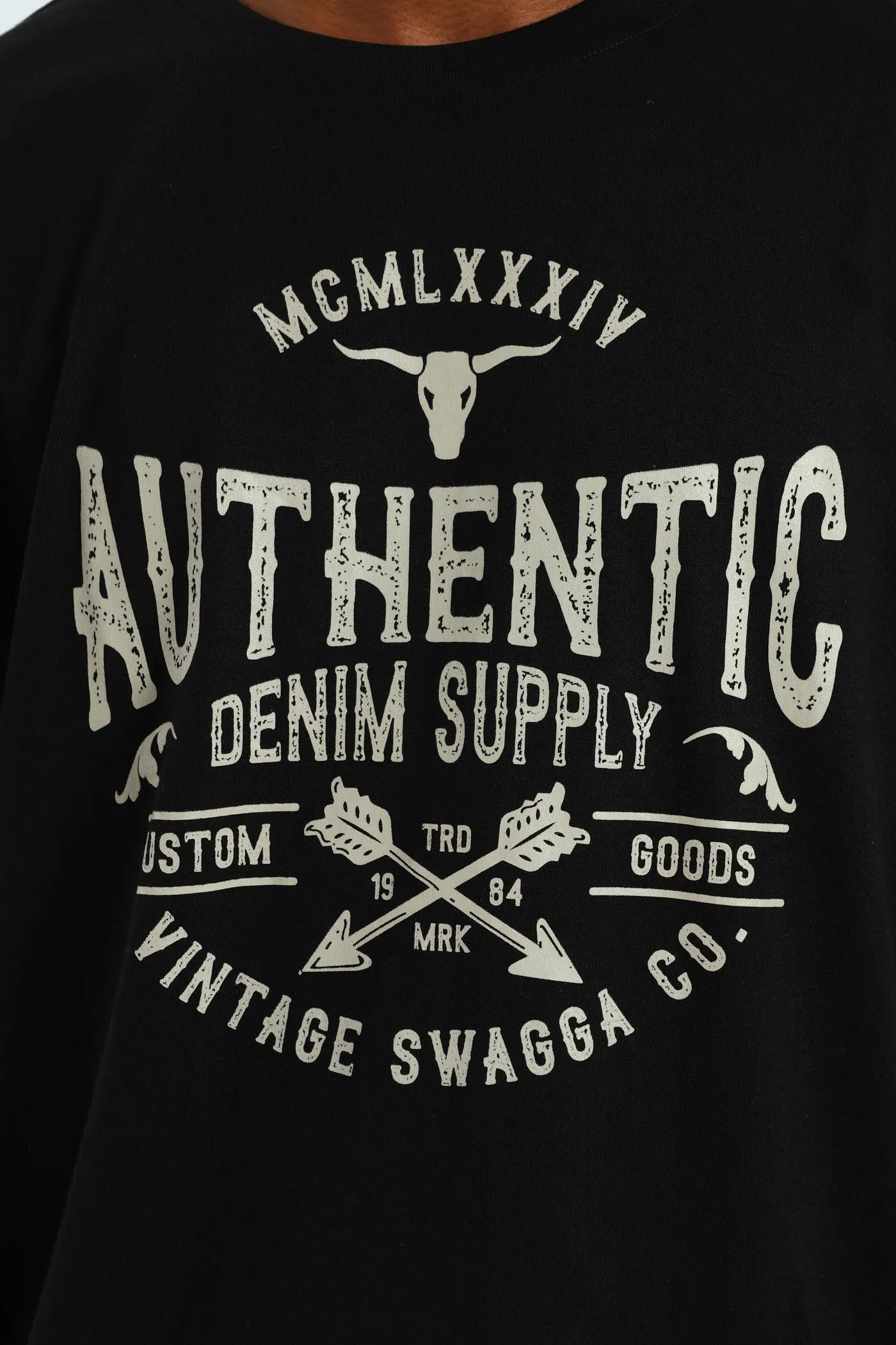 Basic Print Tee - Black sold by Edgars product image thumbnail 2