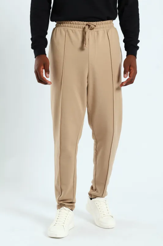 Pin Tuck Jogger - Taupe sold by Edgars