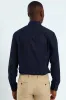Slim Textured Long Sleeve Shirt - Navy sold by Edgars