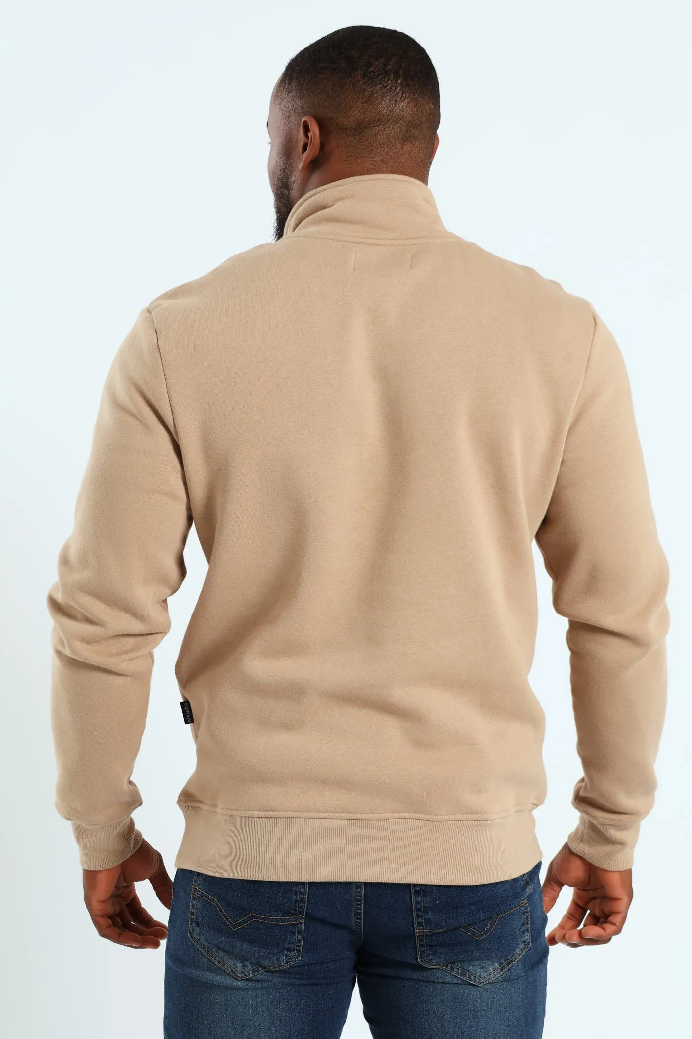 1/4 Zip Fleece Sweater - Taupe sold by Edgars product image thumbnail 4