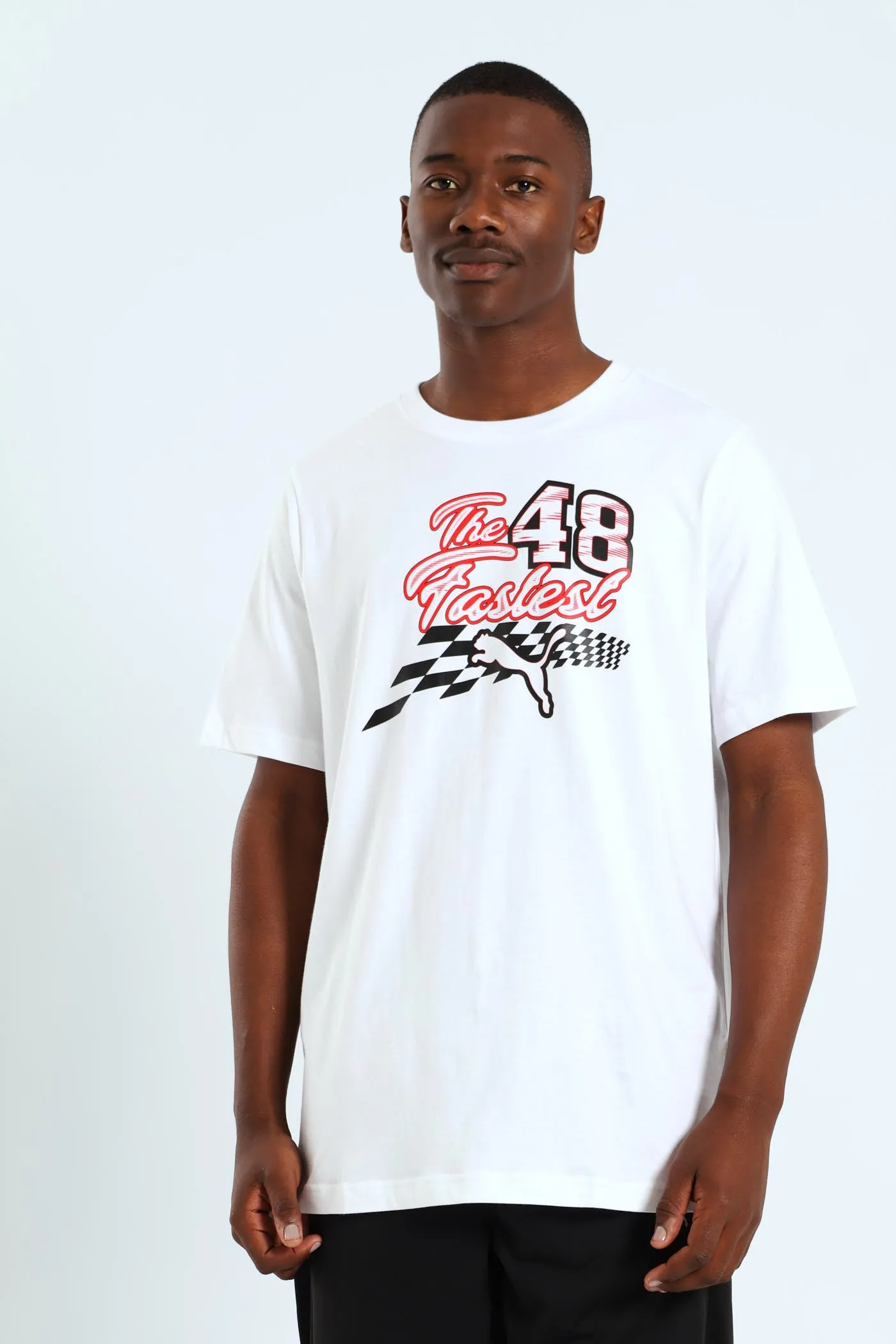 Graphics The Fastest Logo Tee - White sold by Edgars