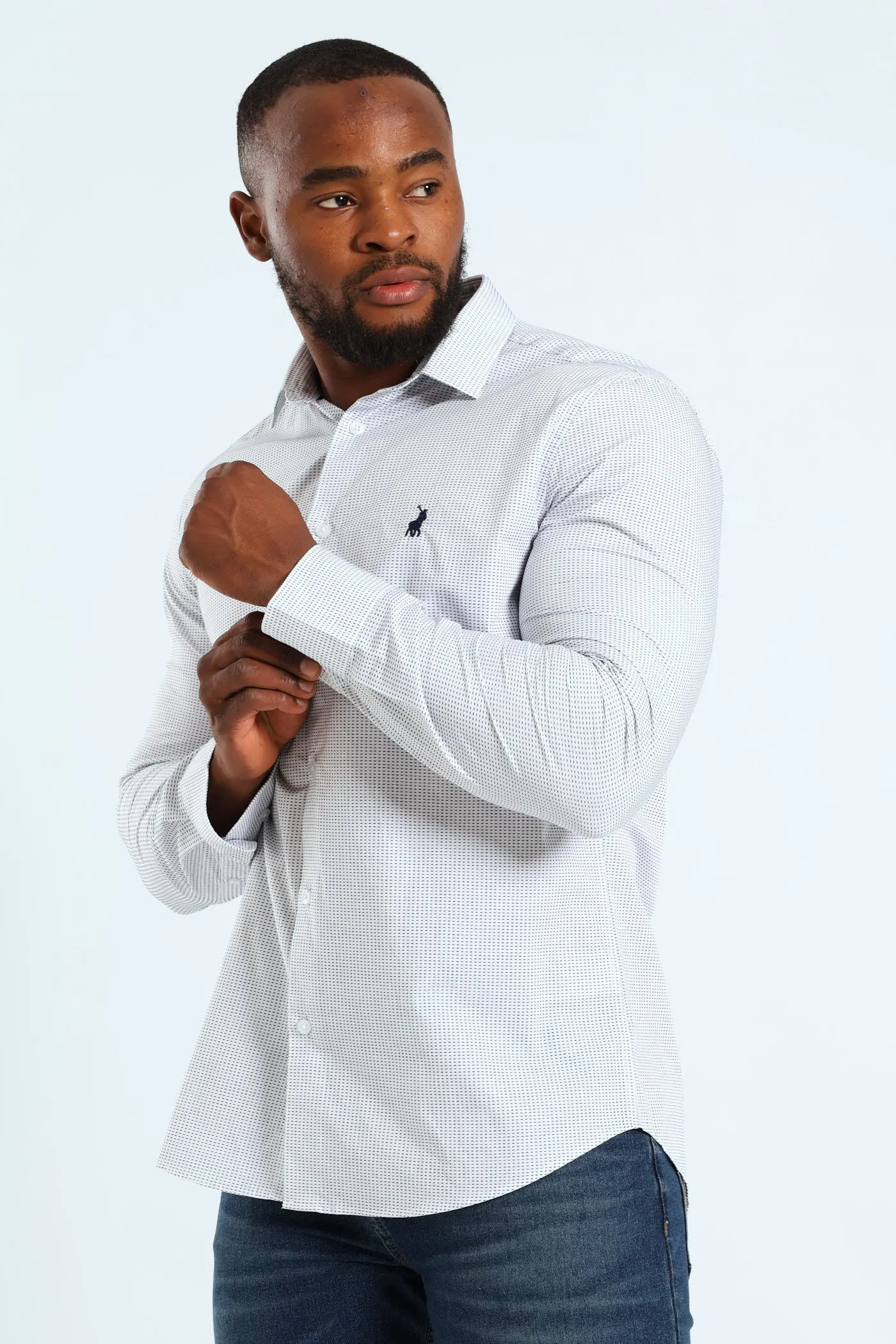 Mahan Long Sleeve Shirt - Blue sold by Edgars product image thumbnail 4