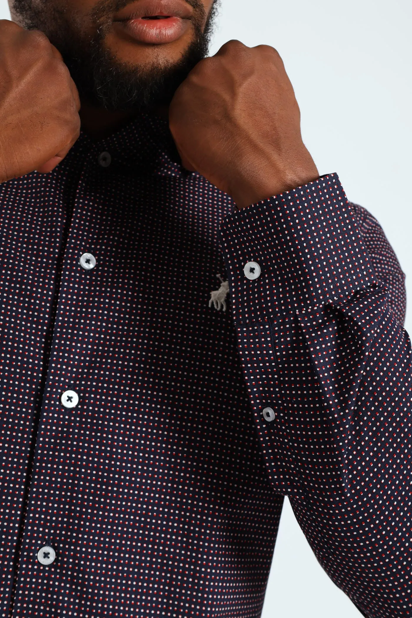 Maxim Long Sleeve Shirt - Navy sold by Edgars product image thumbnail 5